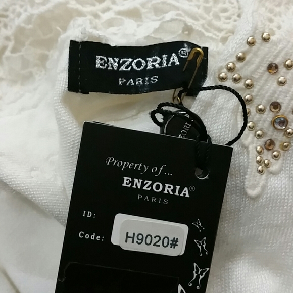 Enzoria Paris New Small Embellished Sweater dress - Picture 4 of 7
